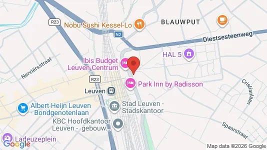Apartments for rent i Leuven - kort over placeringen
