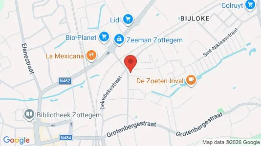 Apartments for rent i Zottegem - kort over placeringen
