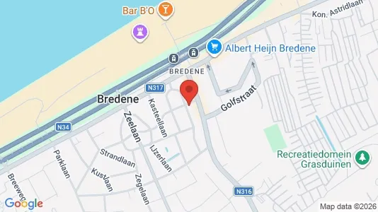 Apartments for rent in Bredene - Photo from Google Street View