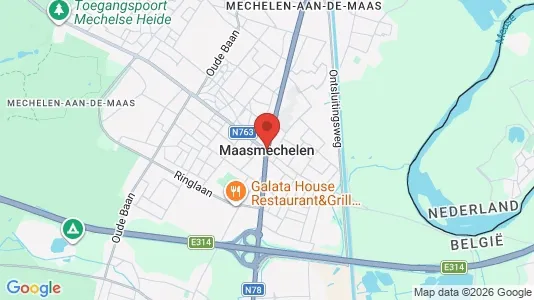 Houses for rent i Maasmechelen - kort over placeringen