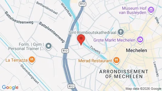 Apartments for rent i Mechelen - kort over placeringen