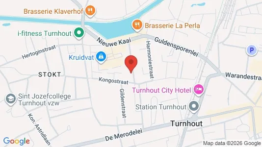 Apartments for rent i Turnhout - kort over placeringen