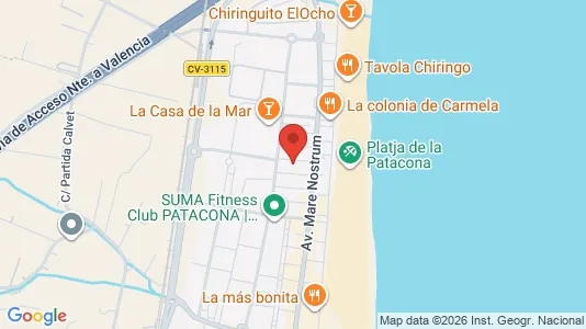 Apartments for rent i Alboraya - kort over placeringen