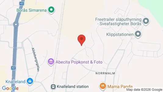Apartments for rent i Borås - kort over placeringen