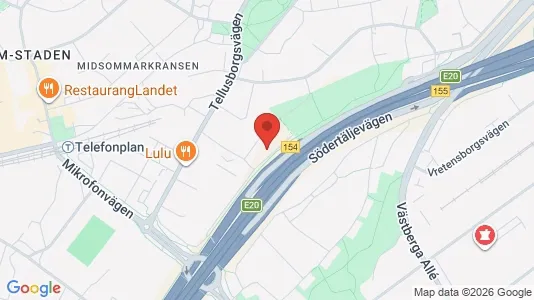 Apartments for rent i Stockholm South - kort over placeringen