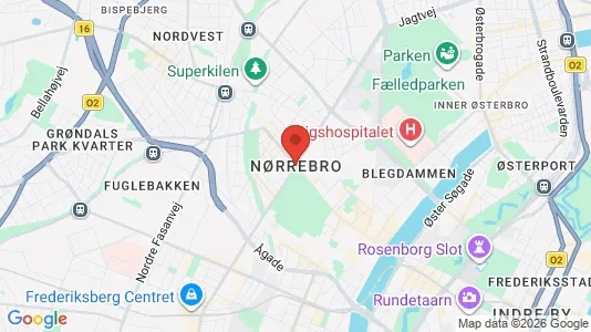 Apartments for rent i Nørrebro - kort over placeringen