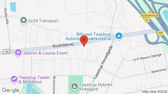 Apartments for rent i Taastrup - kort over placeringen