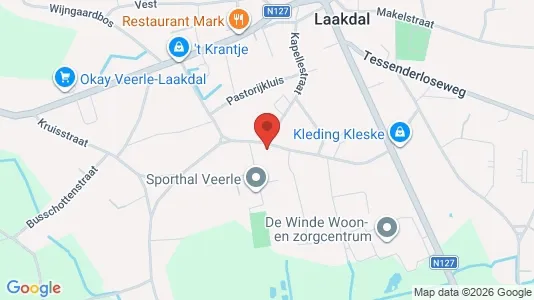 Apartments for rent i Laakdal - kort over placeringen