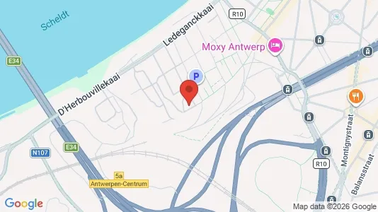 Apartments for rent i Stad Antwerp - kort over placeringen
