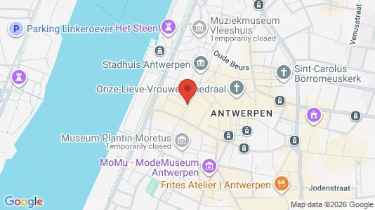 Apartments for rent i Stad Antwerp - kort over placeringen