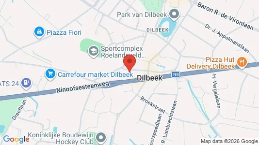 Apartments for rent i Dilbeek - kort over placeringen