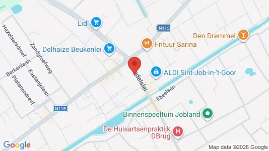 Apartments for rent i Brecht - kort over placeringen
