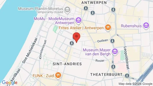 Apartments for rent i Stad Antwerp - kort over placeringen
