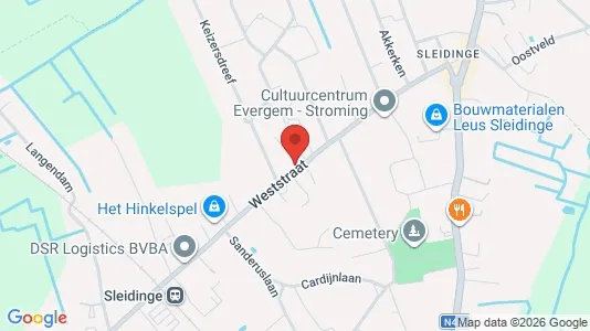 Apartments for rent i Evergem - kort over placeringen