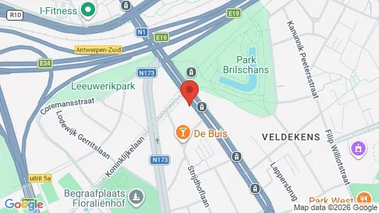 Apartments for rent i Antwerp Berchem - kort over placeringen