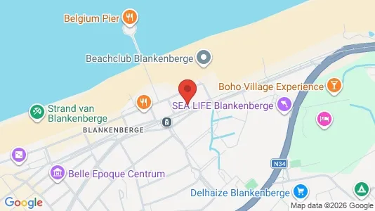 Apartments for rent i Blankenberge - kort over placeringen