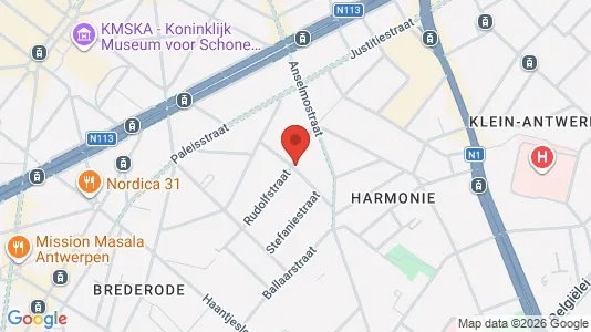 Apartments for rent i Stad Antwerp - kort over placeringen
