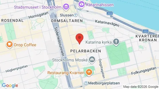 Apartments for rent i Södermalm - kort over placeringen