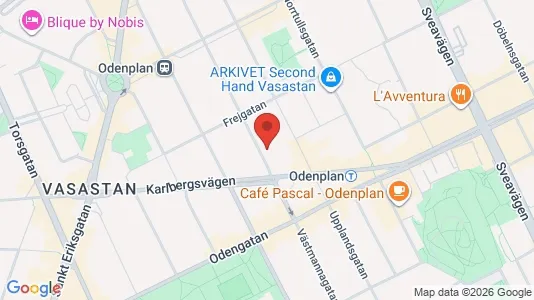 Apartments for rent i Vasastan - kort over placeringen