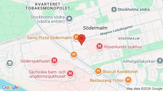 Apartments for rent i Södermalm - kort over placeringen