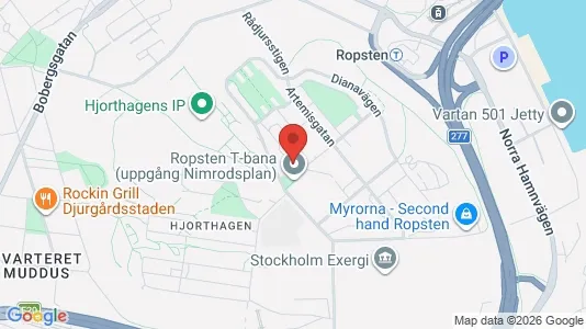 Apartments for rent i Gärdet/Djurgården - kort over placeringen