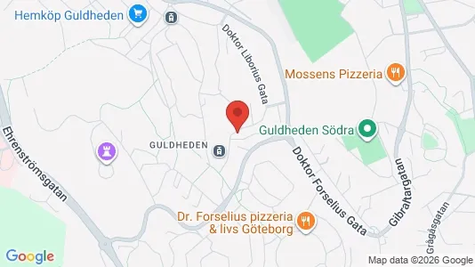 Apartments for rent i Gothenburg City Centre - kort over placeringen