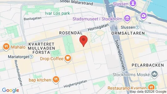 Apartments for rent i Södermalm - kort over placeringen