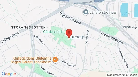 Apartments for rent i Gärdet/Djurgården - kort over placeringen