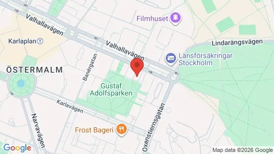 Apartments for rent i Gärdet/Djurgården - kort over placeringen
