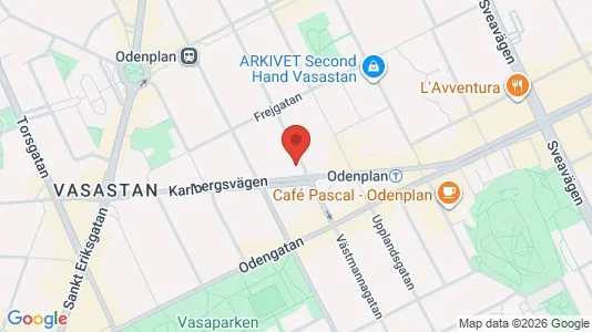 Apartments for rent i Vasastan - kort over placeringen