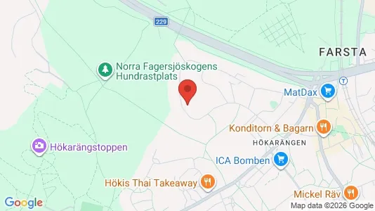 Apartments for rent i Stockholm South - kort over placeringen