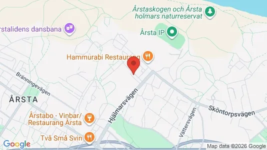 Apartments for rent i Hammarbyhamnen - kort over placeringen