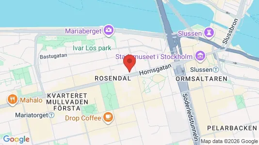 Apartments for rent i Södermalm - kort over placeringen