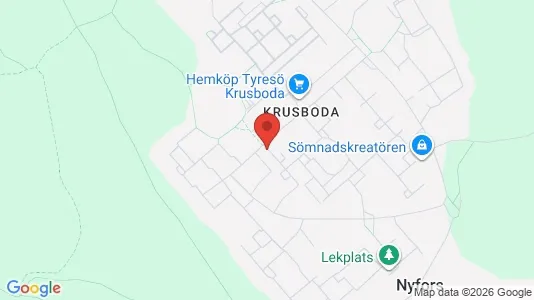 Apartments for rent i Tyresö - kort over placeringen