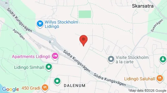 Apartments for rent i Lidingö - kort over placeringen