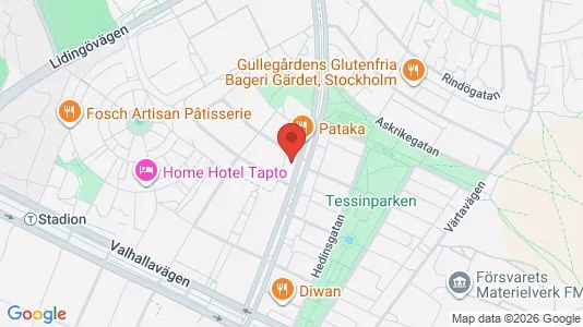 Apartments for rent i Gärdet/Djurgården - kort over placeringen