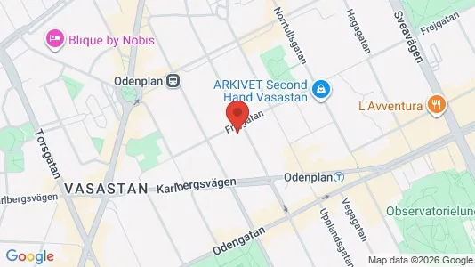 Apartments for rent i Vasastan - kort over placeringen