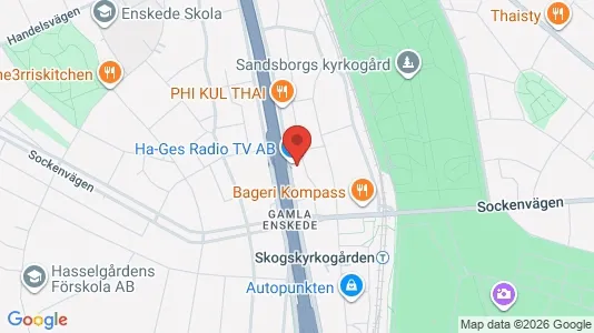 Apartments for rent i Stockholm South - kort over placeringen