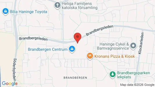 Apartments for rent i Haninge - kort over placeringen