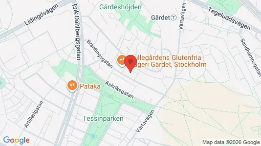 Apartments for rent i Gärdet/Djurgården - kort over placeringen
