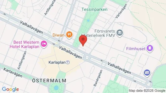 Apartments for rent i Gärdet/Djurgården - kort over placeringen