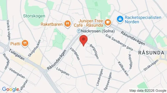 Apartments for rent i Solna - kort over placeringen
