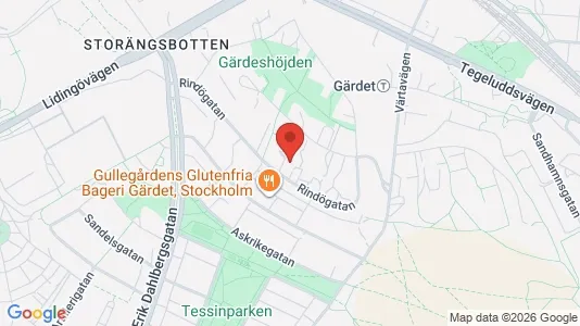 Apartments for rent i Gärdet/Djurgården - kort over placeringen