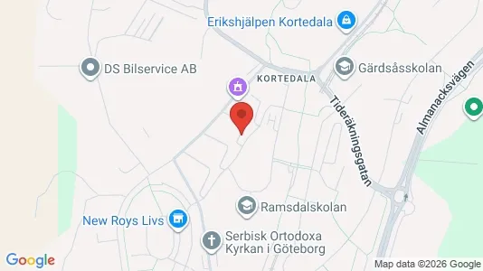 Apartments for rent i Gothenburg East - kort over placeringen
