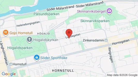 Apartments for rent i Södermalm - kort over placeringen