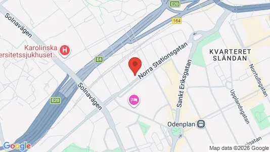 Apartments for rent i Vasastan - kort over placeringen