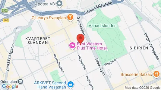 Apartments for rent i Vasastan - kort over placeringen
