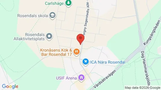 Apartments for rent i Uppsala - kort over placeringen