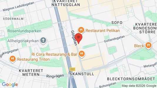 Apartments for rent i Södermalm - kort over placeringen