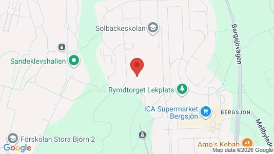 Apartments for rent i Gothenburg East - kort over placeringen